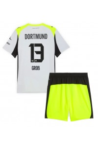 Borussia Dortmund Pascal Gross #13 Babytruitje Uit tenue Kind 2025-26 Korte Mouw (+ Korte broeken)